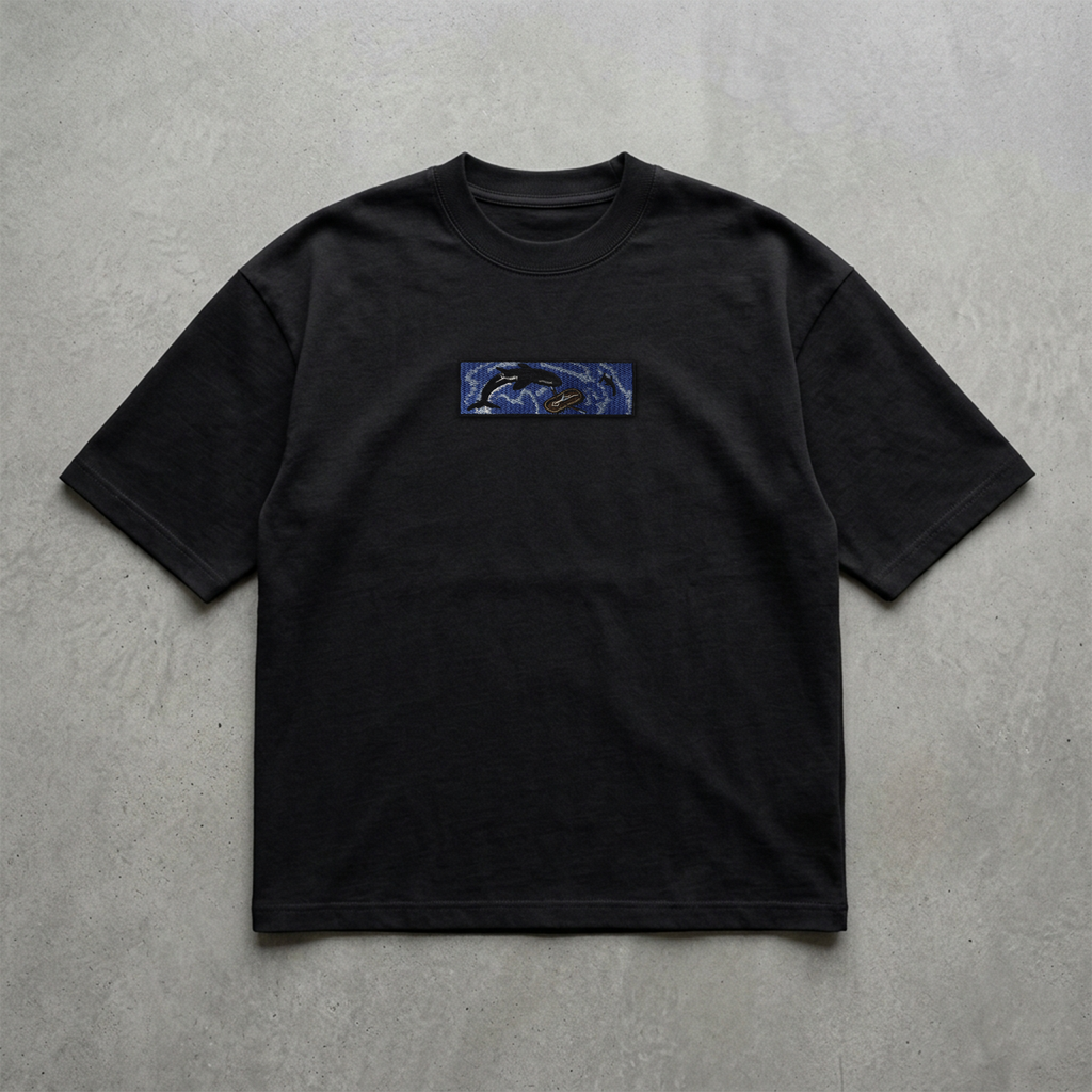 Okyanus Nakışlı Tshirt