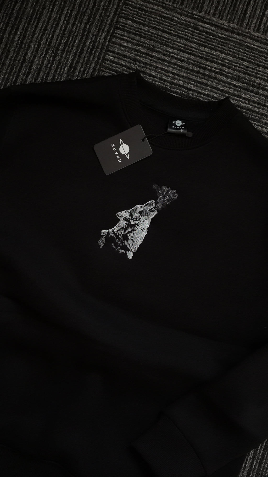 Bozkurt III Nakışlı Sweatshirt