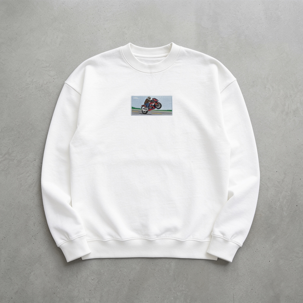 299 km/s Nakışlı Sweatshirt
