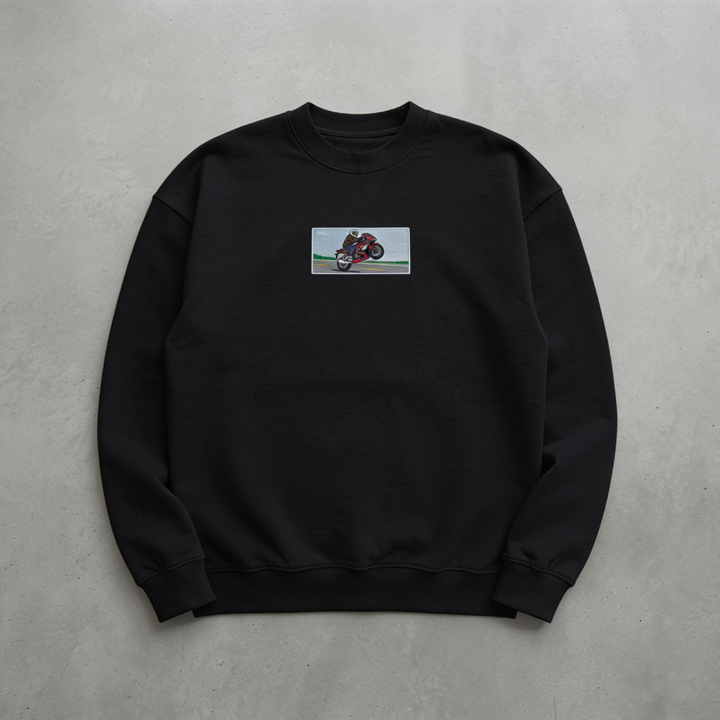 299 km/s Nakışlı Sweatshirt