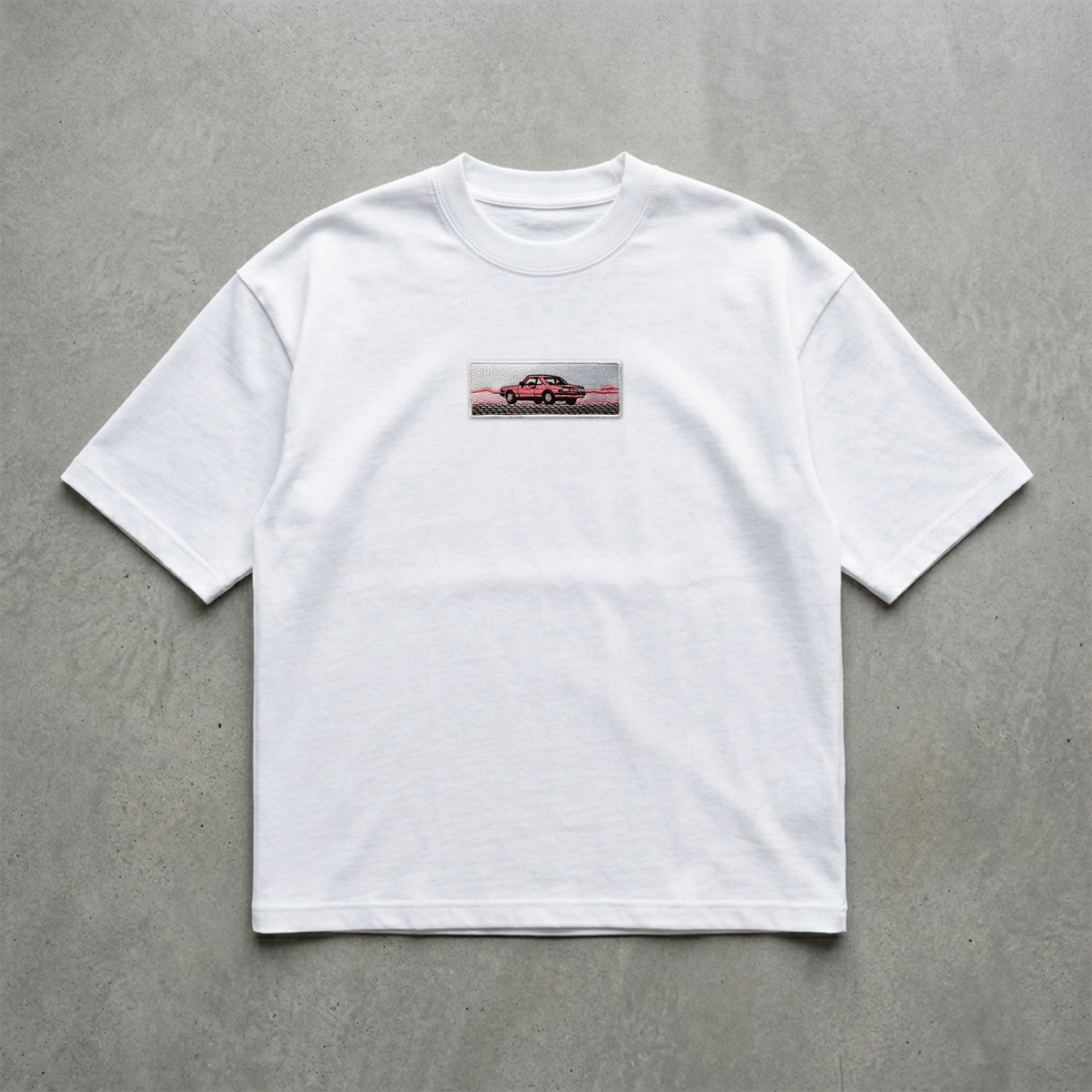 Tozlu Yol Nakışlı Tshirt