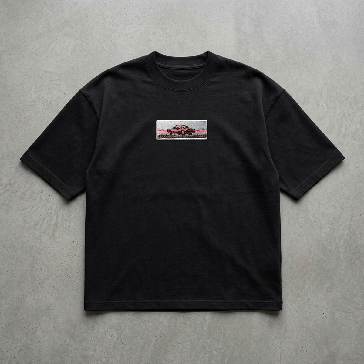 Tozlu Yol Nakışlı Tshirt