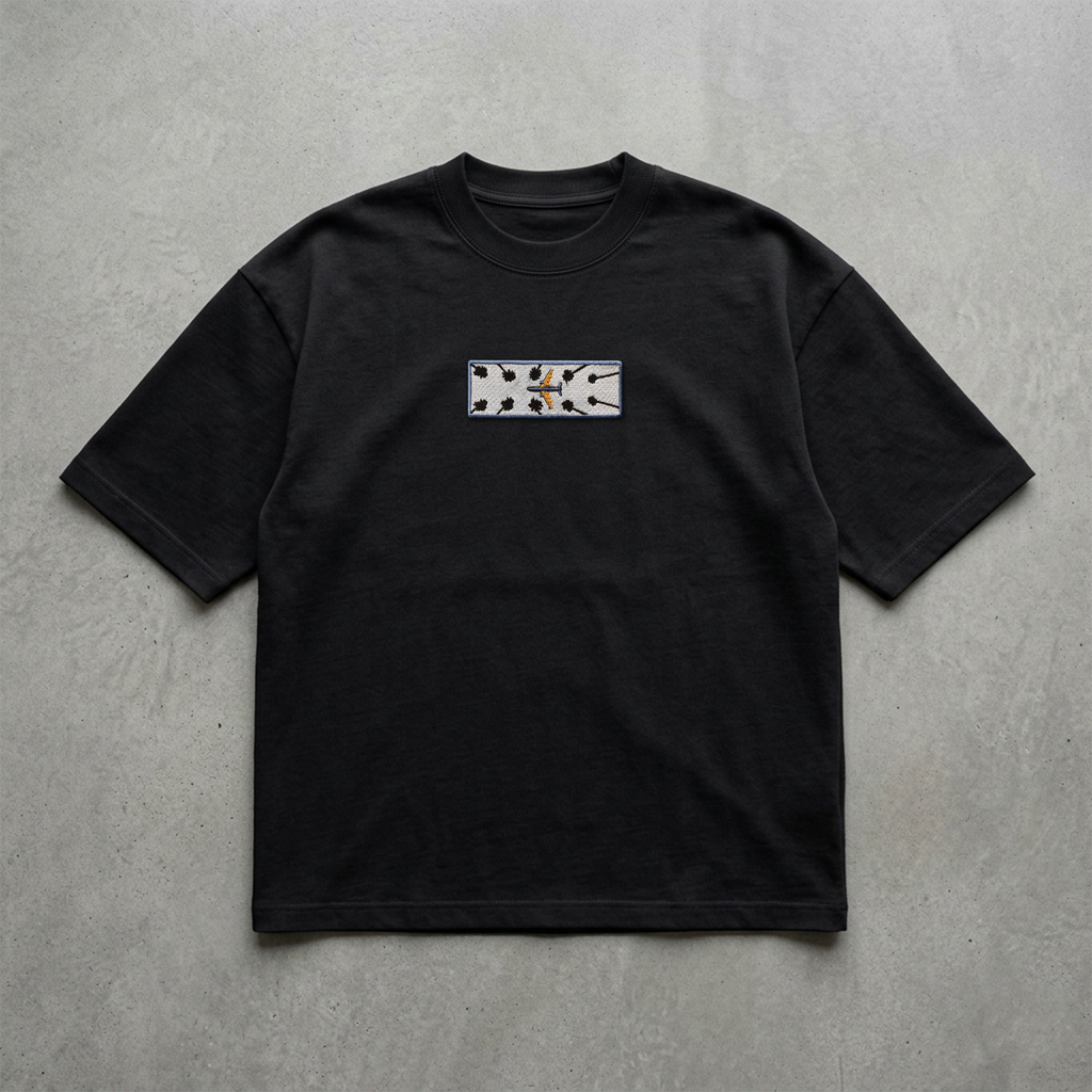 Gökyüzüyle Randevu Nakışlı Tshirt