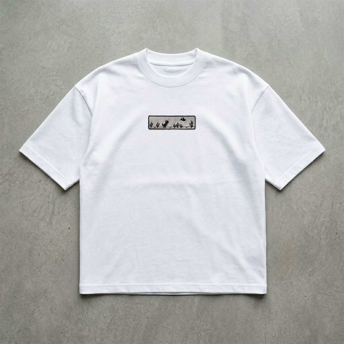 Bağlantı Yok Nakışlı Tshirt