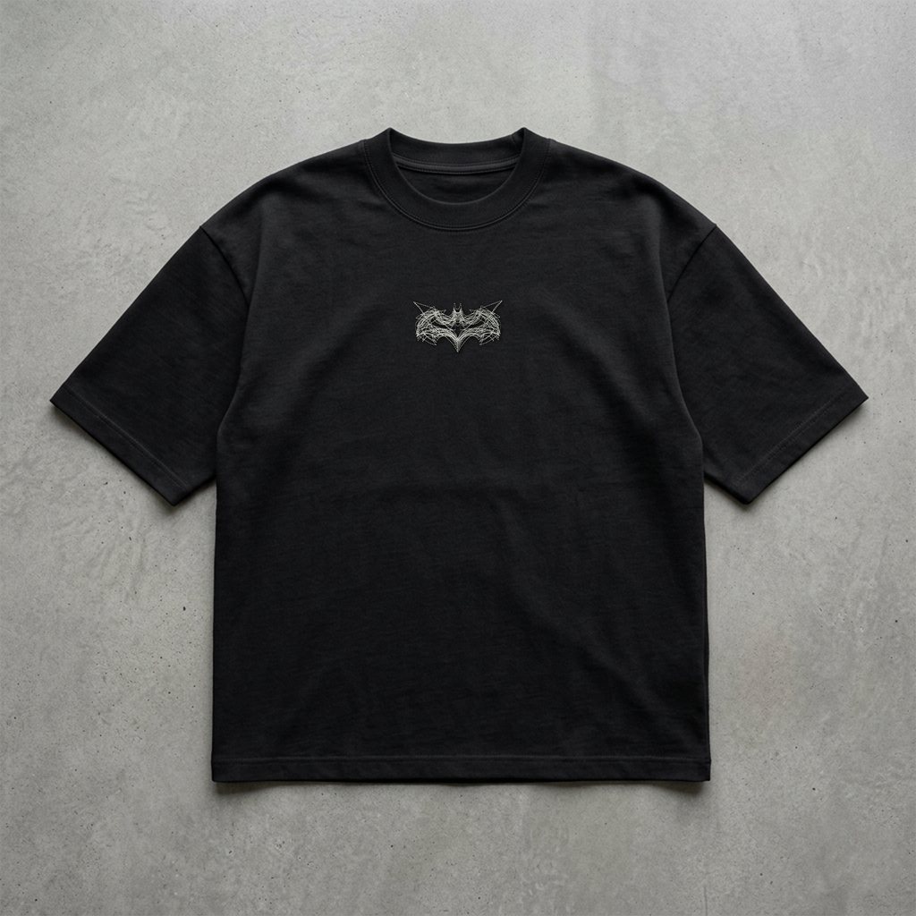 Batman Line Nakışlı Tshirt