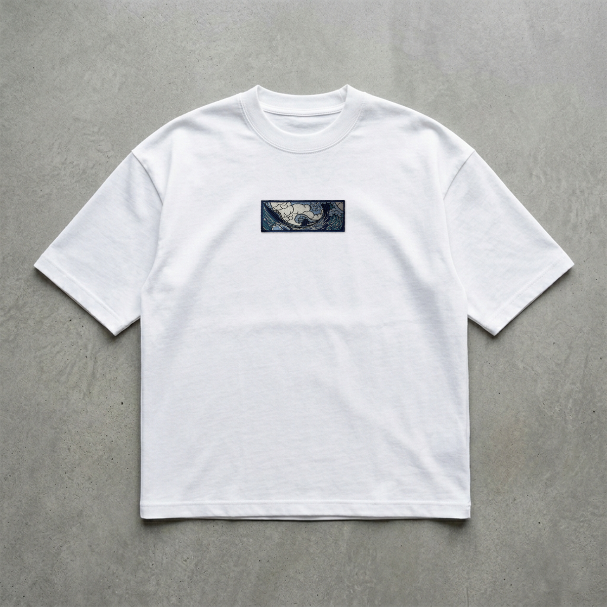 Wave Nakışlı Tshirt