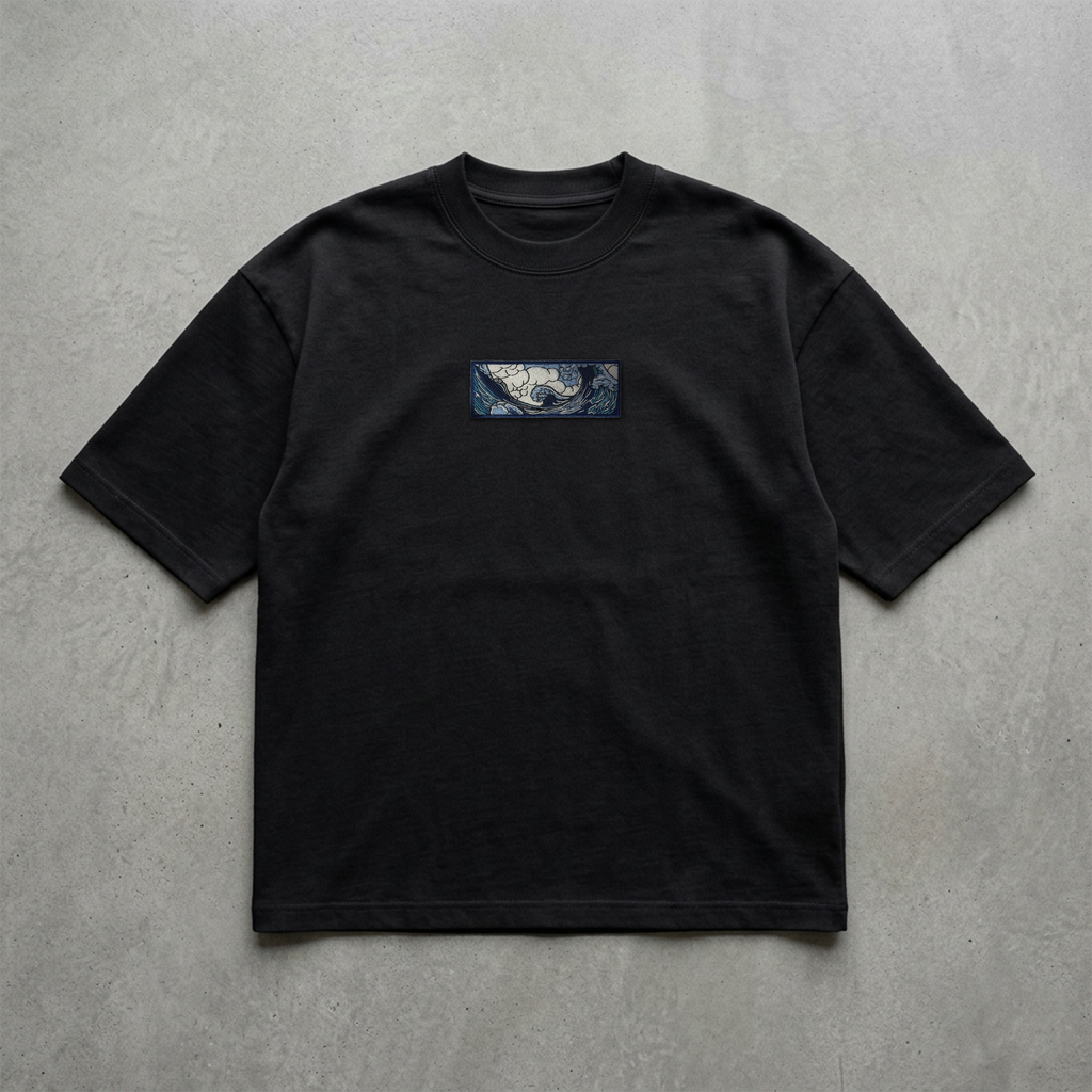 Wave Nakışlı Tshirt