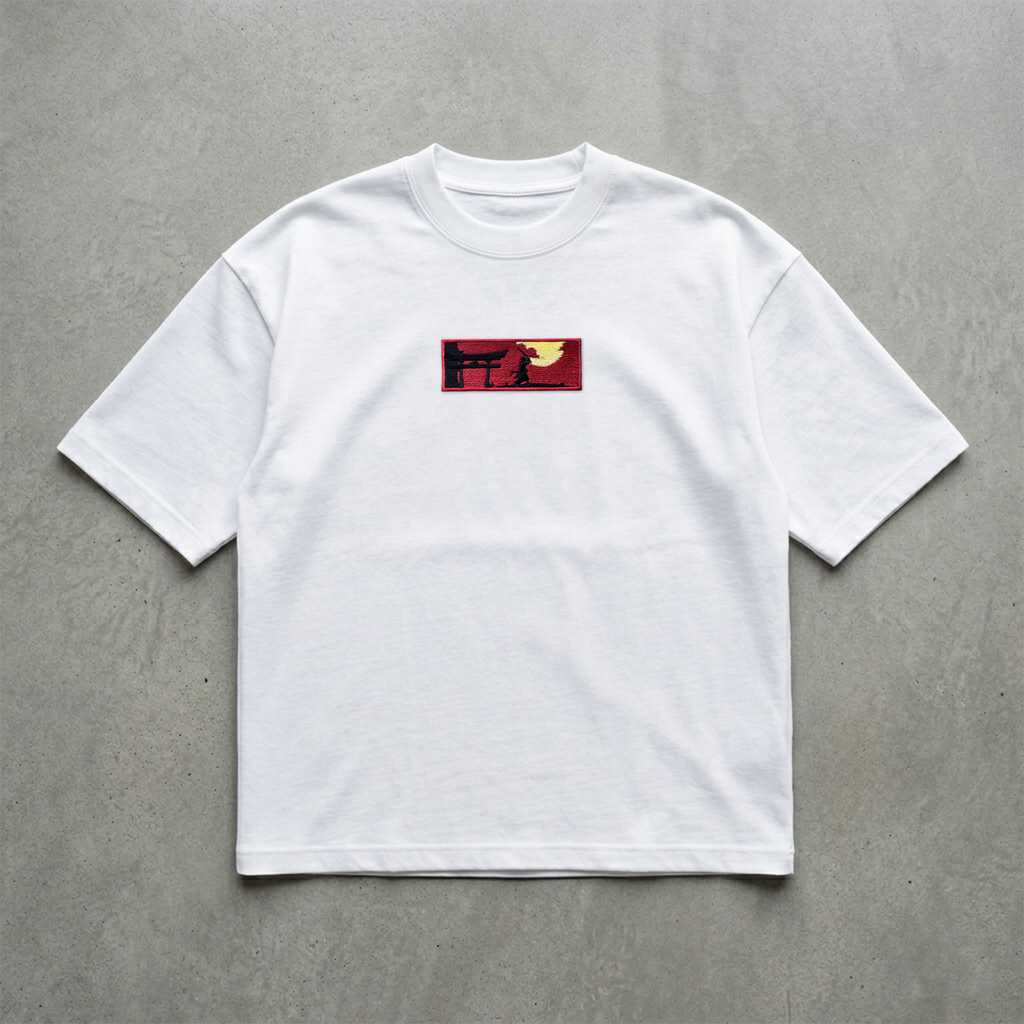 Gecenin Yolcusu Nakışlı Tshirt