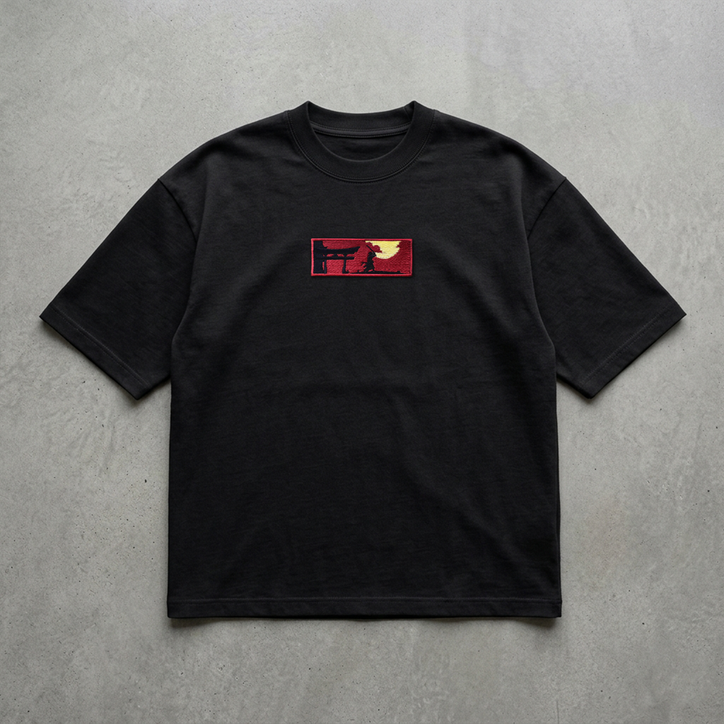 Gecenin Yolcusu Nakışlı Tshirt