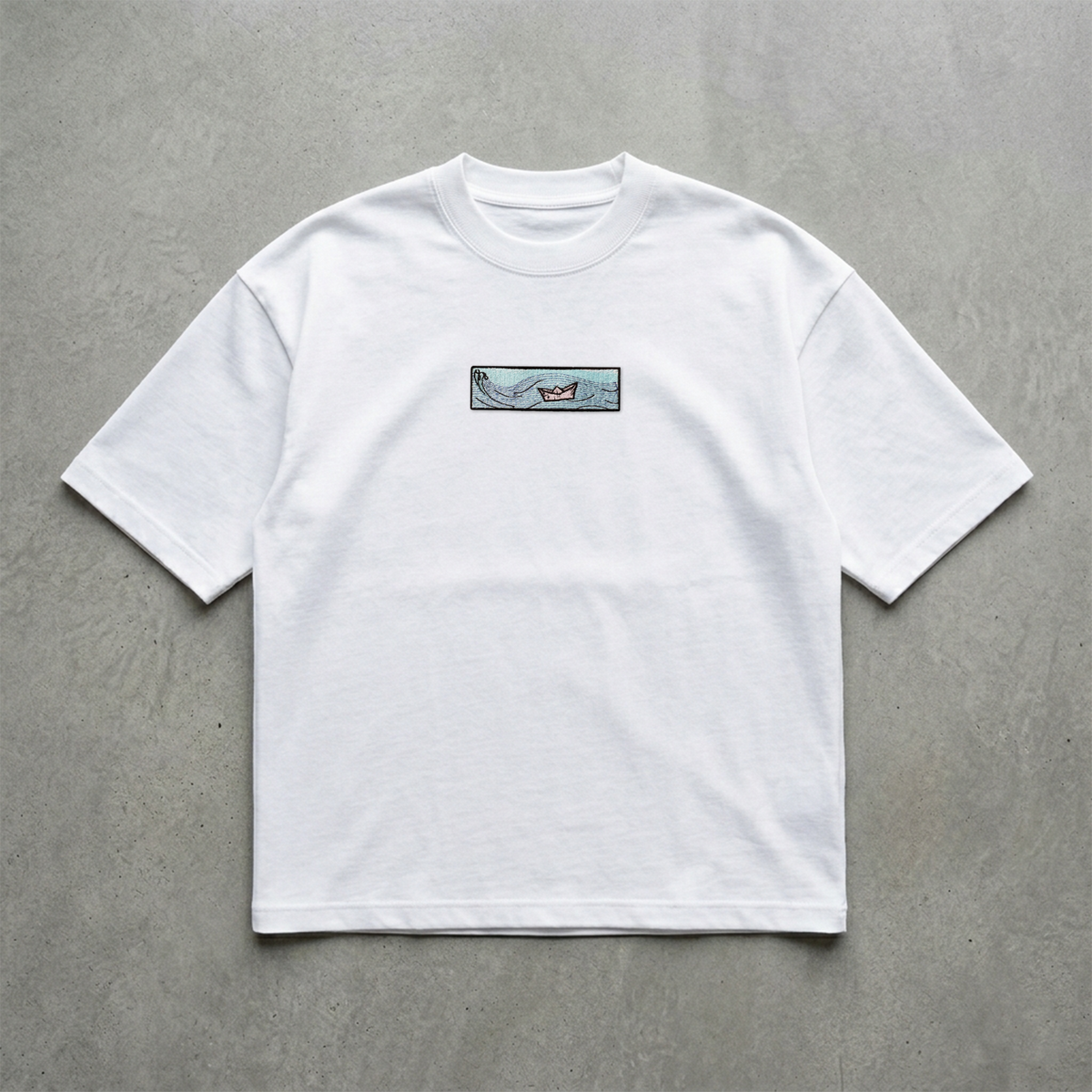 Kâğıttan Cesaret Nakışlı Tshirt