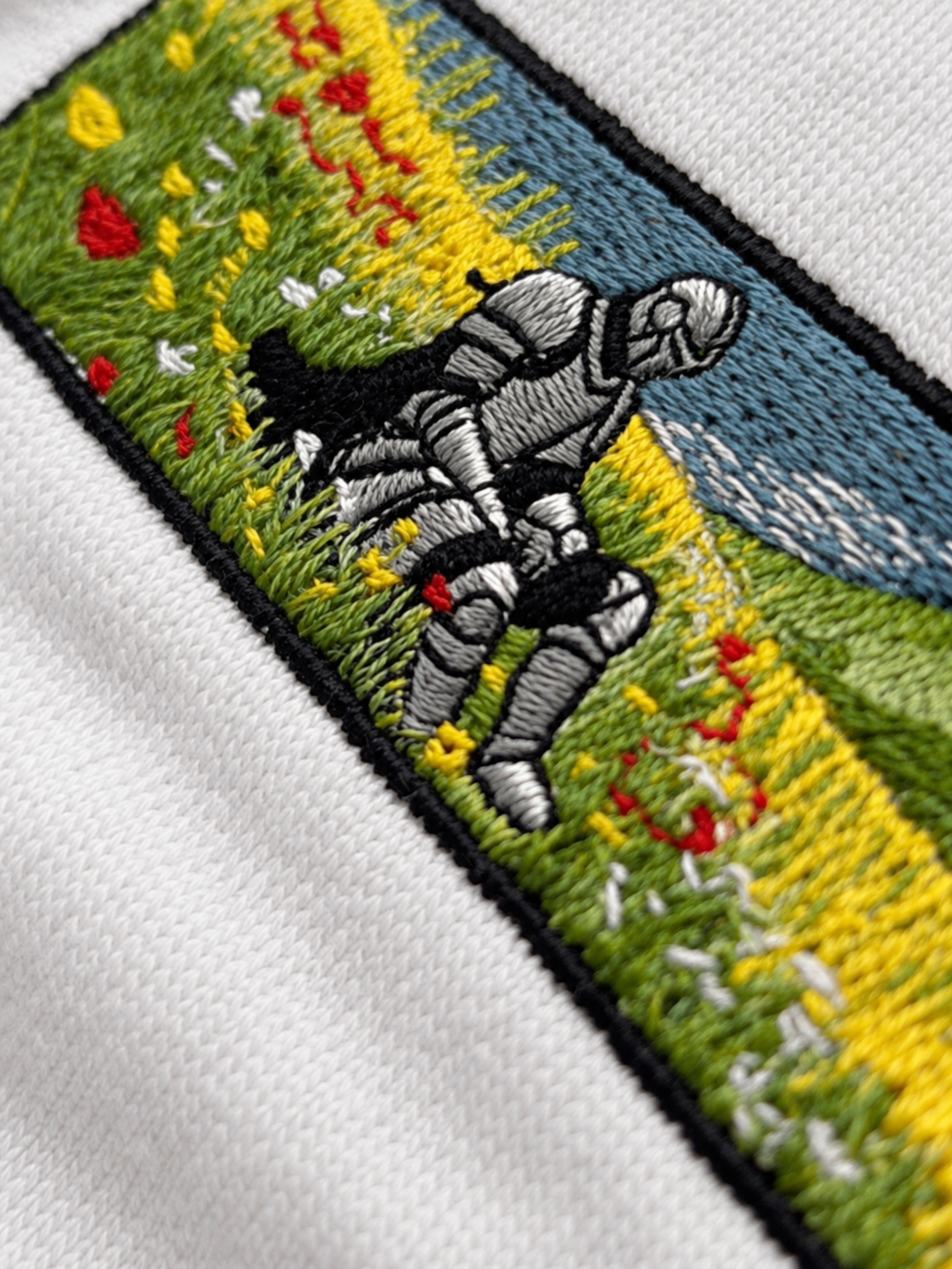 Knight Nakışlı Sweatshirt