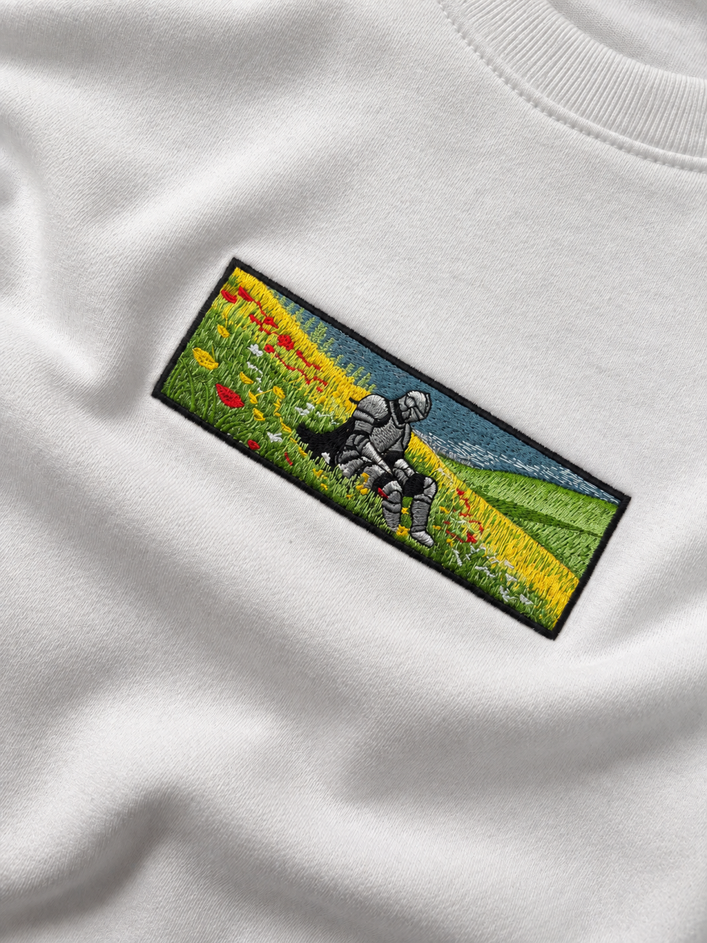 Knight Nakışlı Sweatshirt