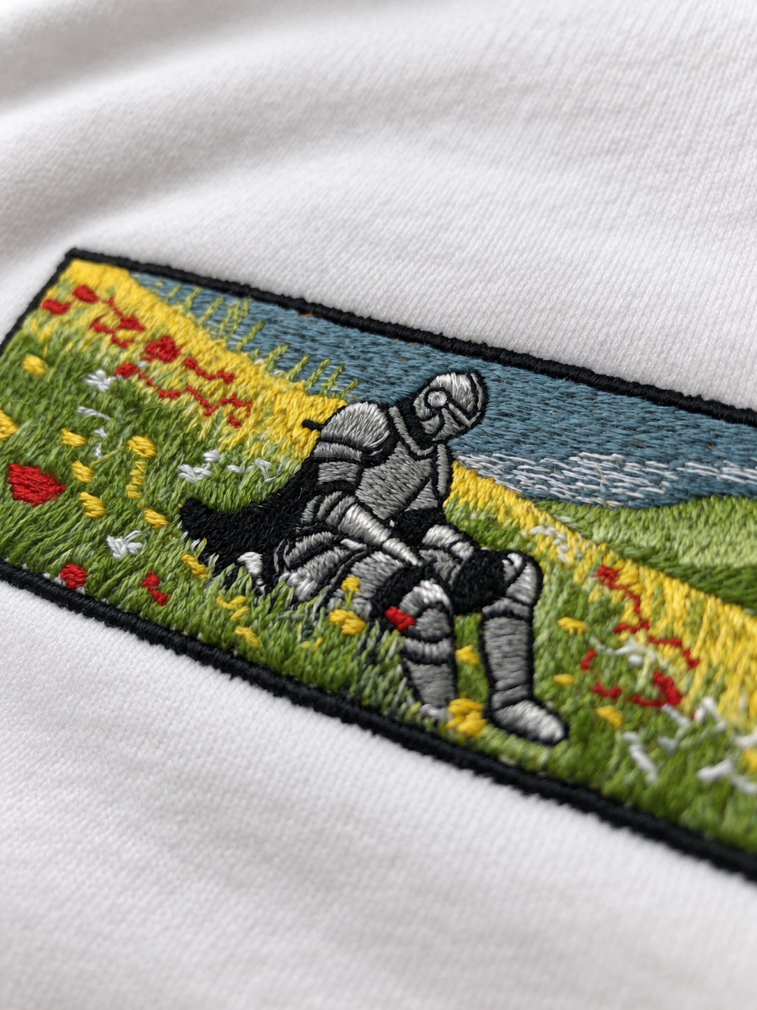 Knight Nakışlı Sweatshirt