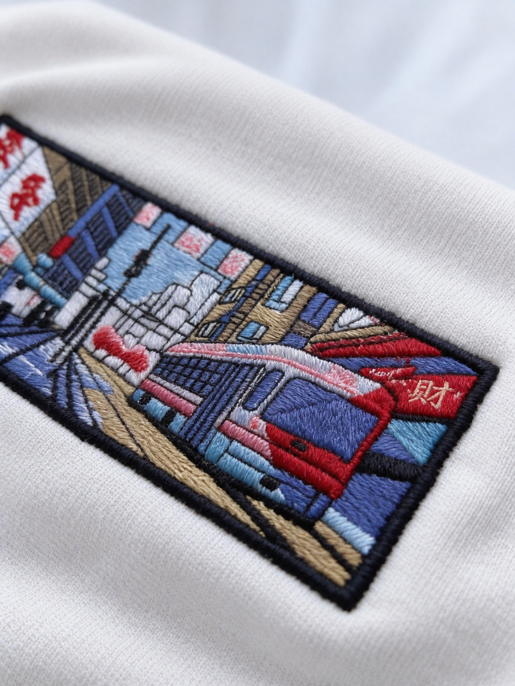 Tokyo Nakışlı Sweatshirt