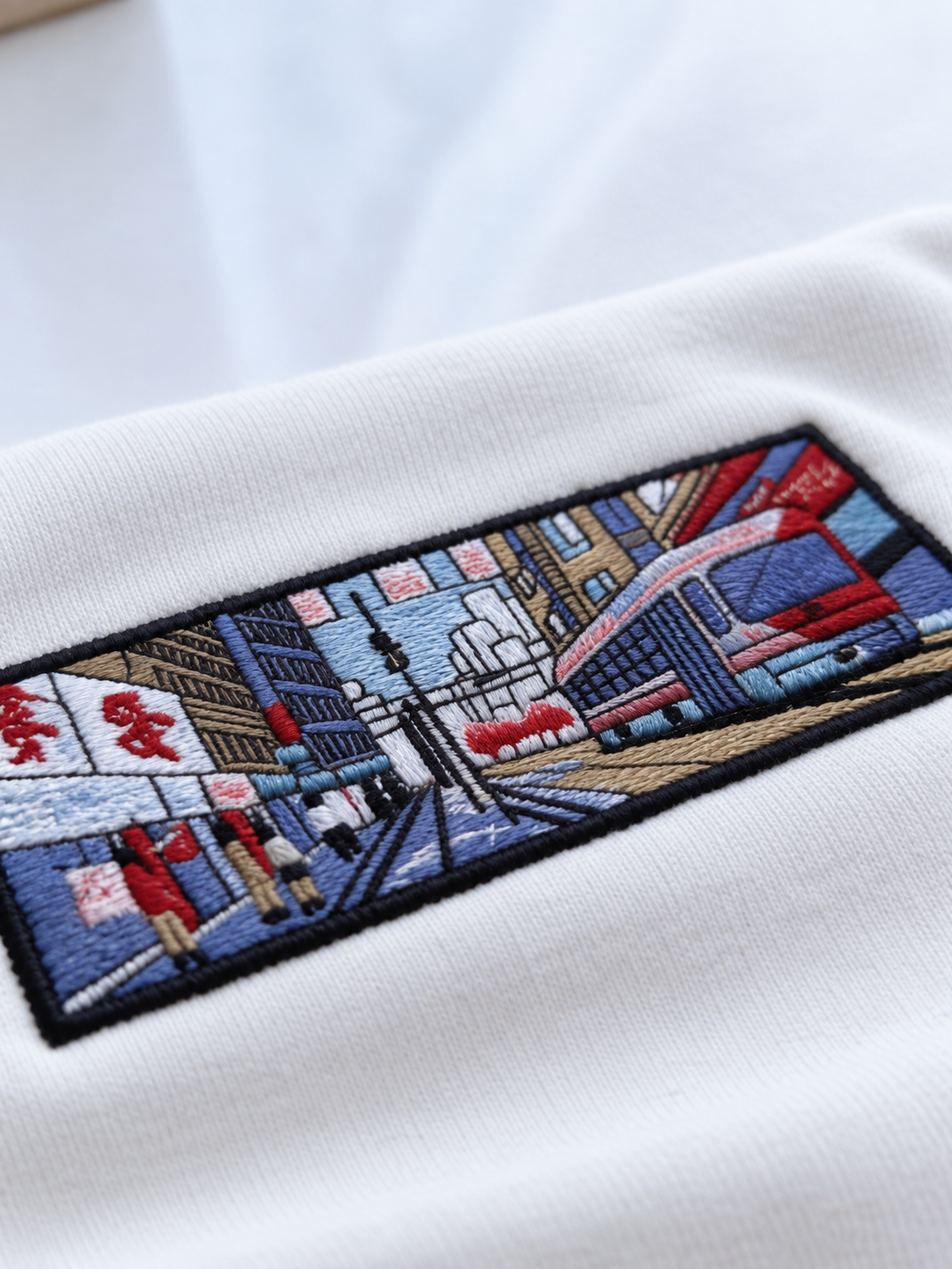 Tokyo Nakışlı Sweatshirt
