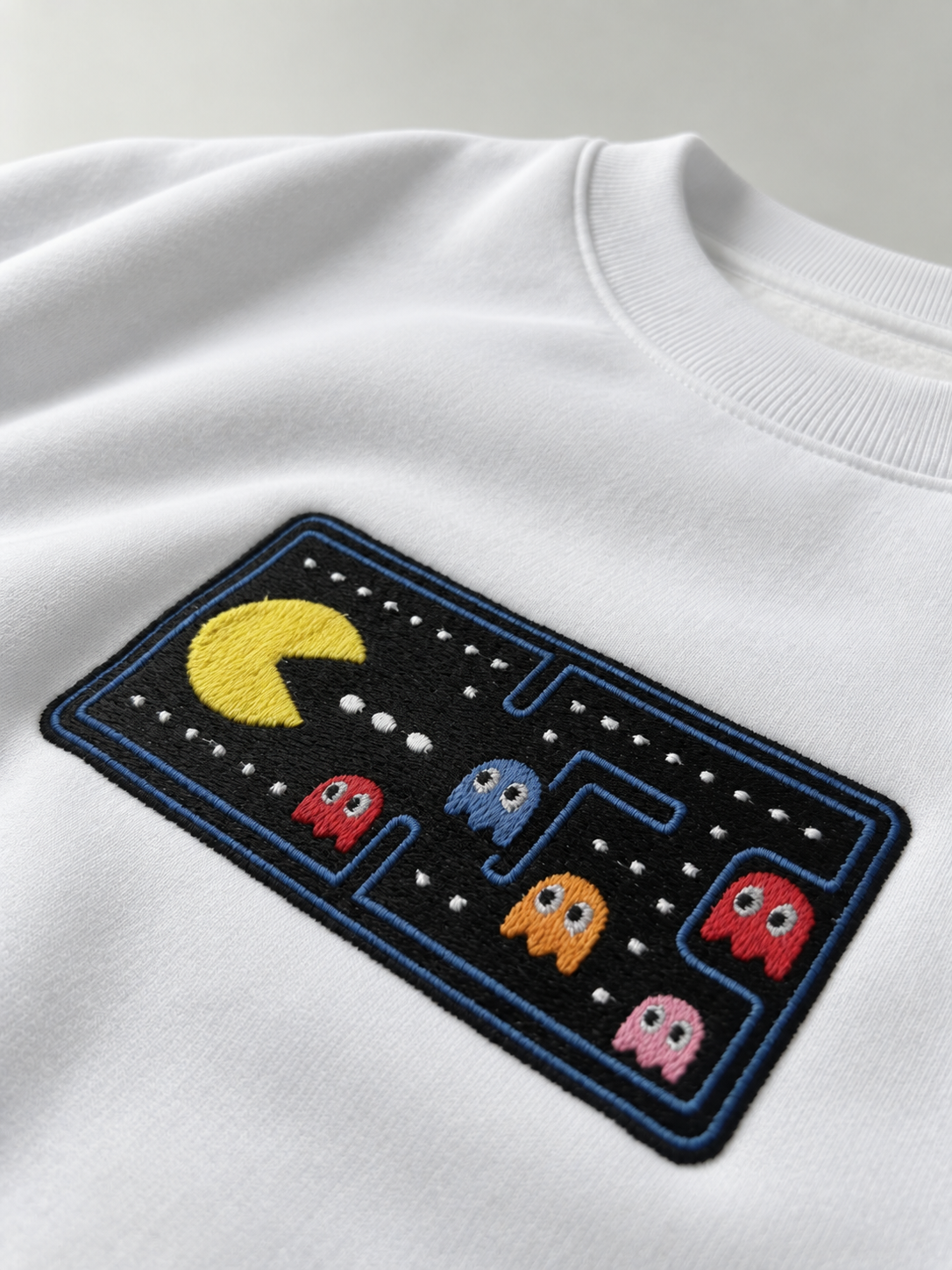 Pac-Man Nakışlı Sweatshirt