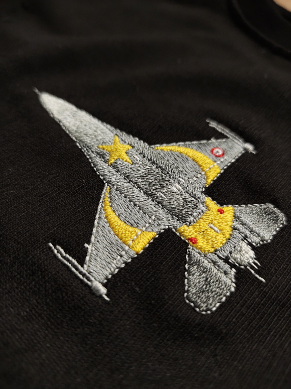 Yüksek İrtifa Nakışlı Sweatshirt