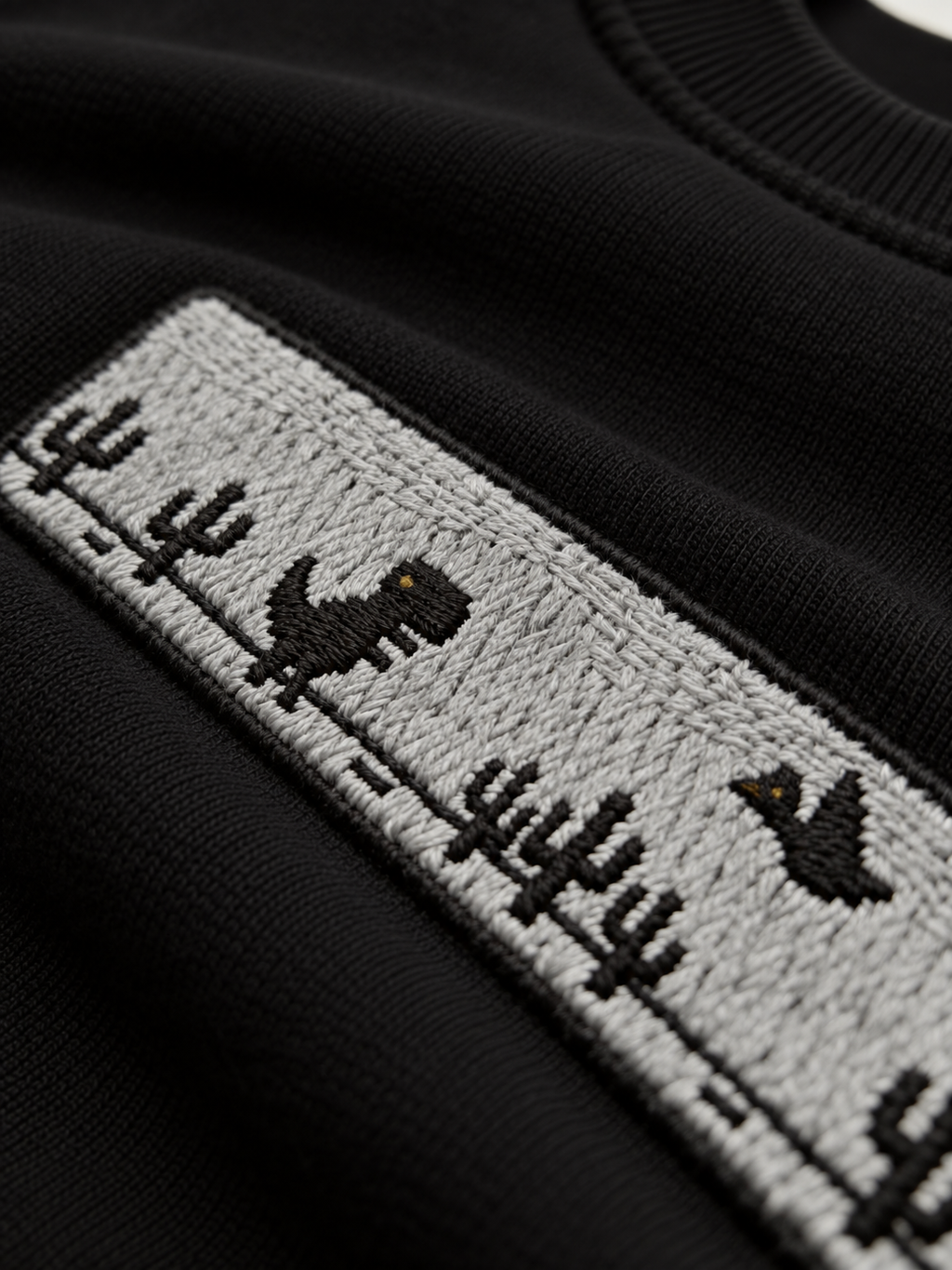 Bağlantı Yok Nakışlı Sweatshirt
