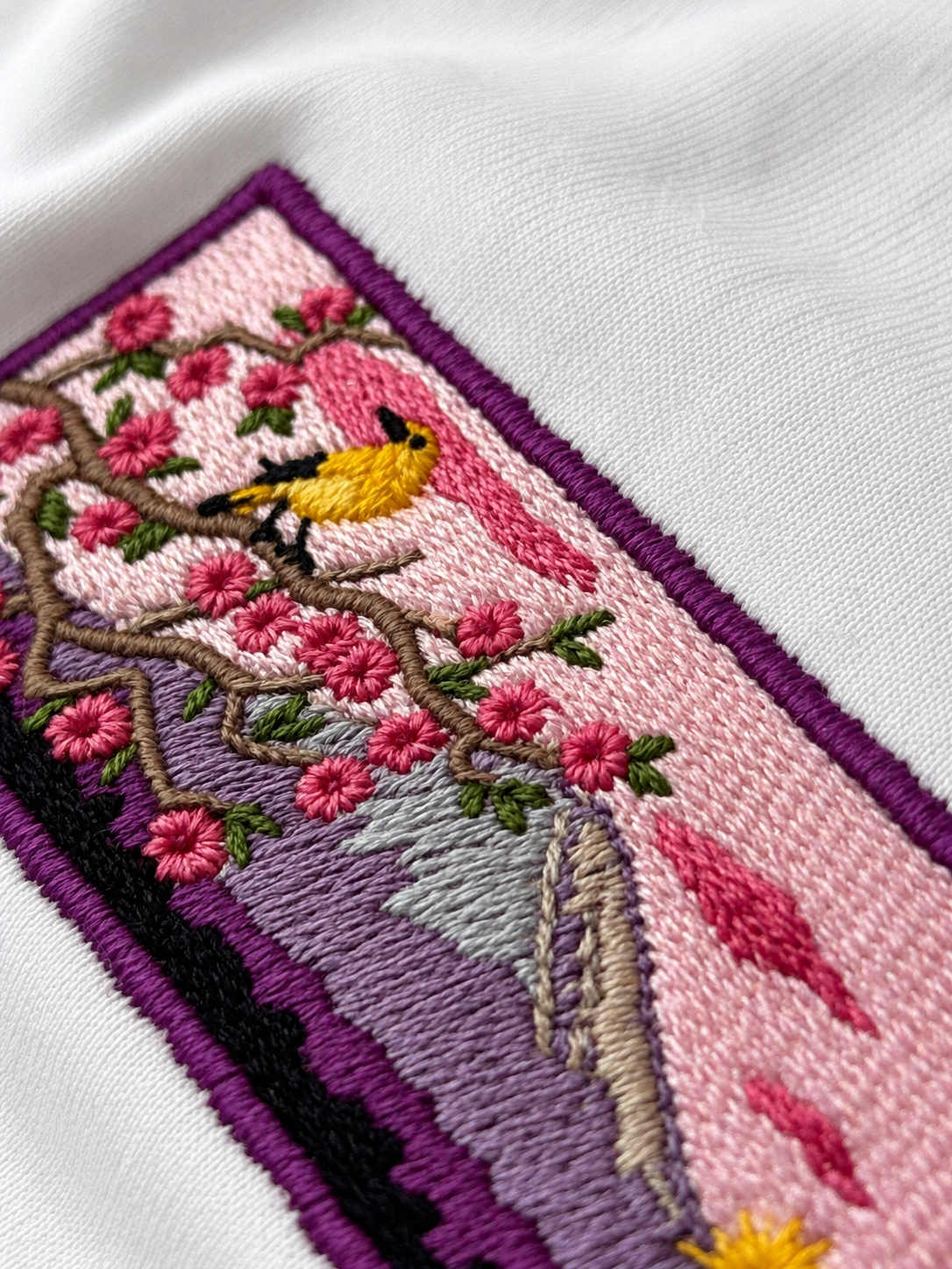 Sakura'nın Şarkısı Nakışlı Sweatshirt