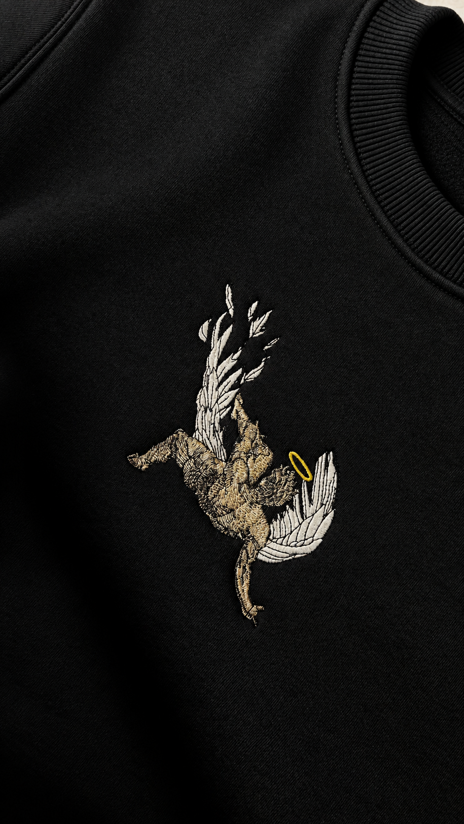 Fall of İcarus Nakışlı Sweatshirt