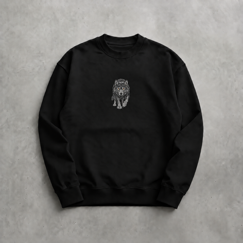 Bozkurt IV Nakışlı Sweatshirt