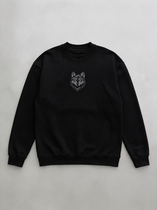 Bozkurt V Nakışlı Sweatshirt