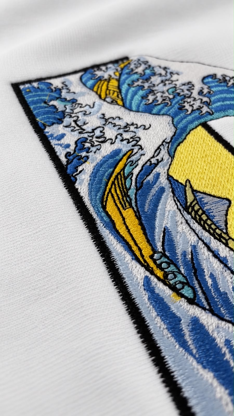 Wave II Nakışlı Sweatshirt