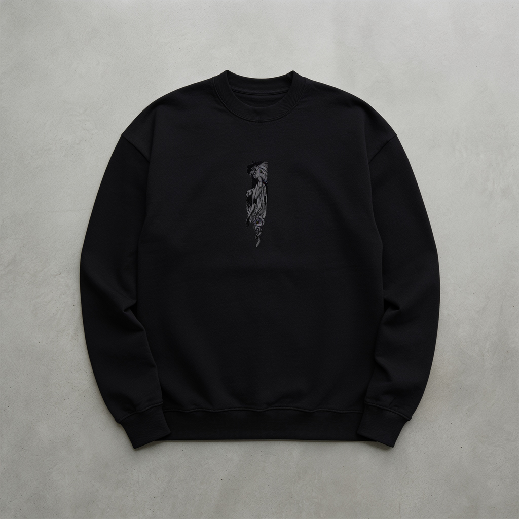 Ebedi Aşk Nakışlı Sweatshirt