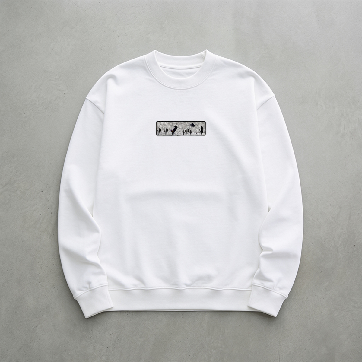 Bağlantı Yok Nakışlı Sweatshirt