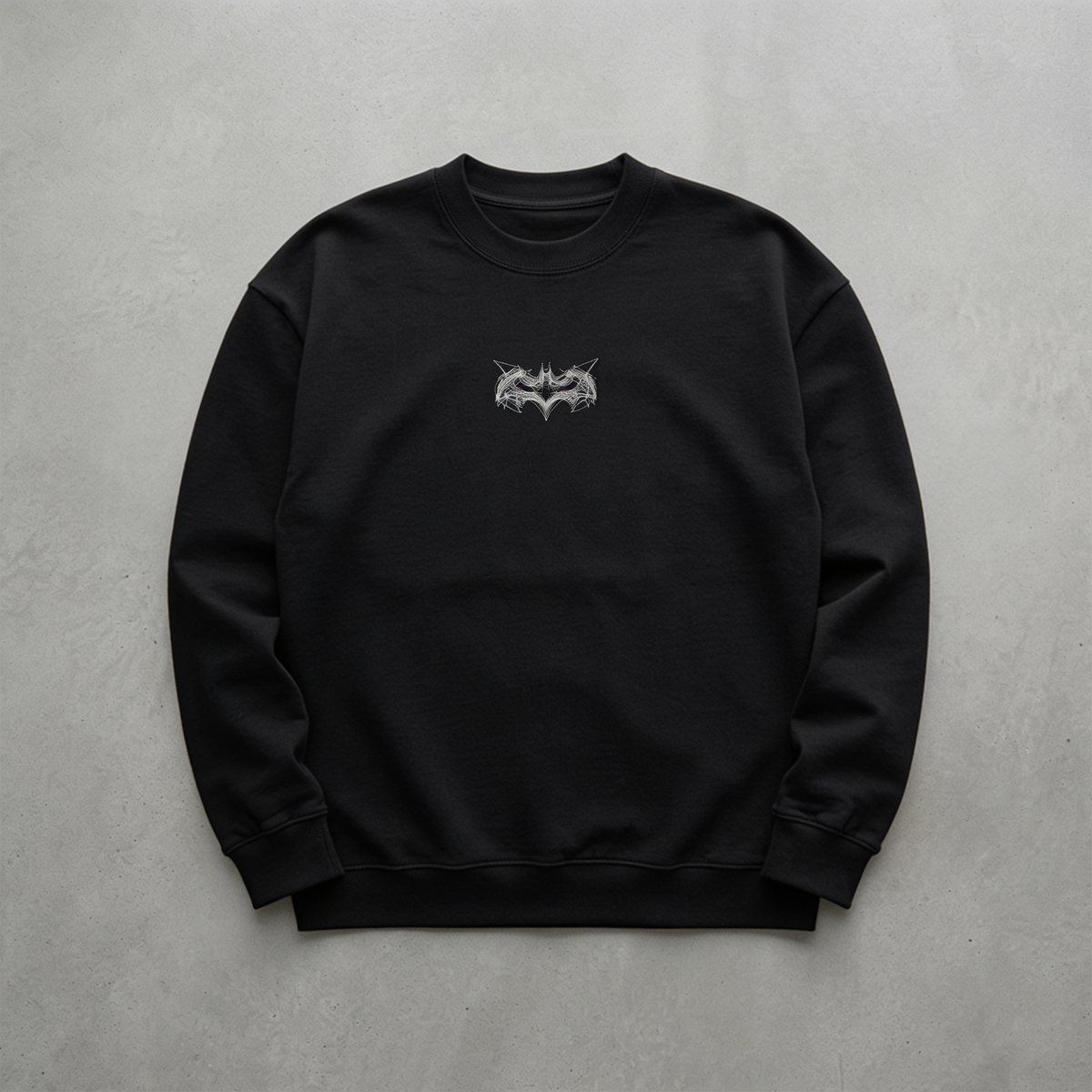 Batman Line Nakışlı Sweatshirt