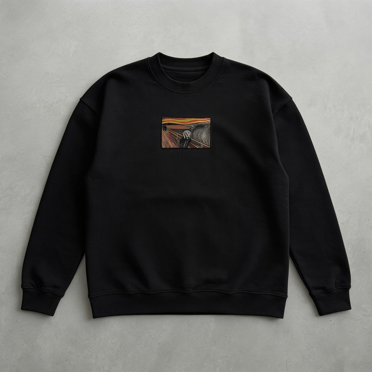 Çığlık Nakışlı Sweatshirt