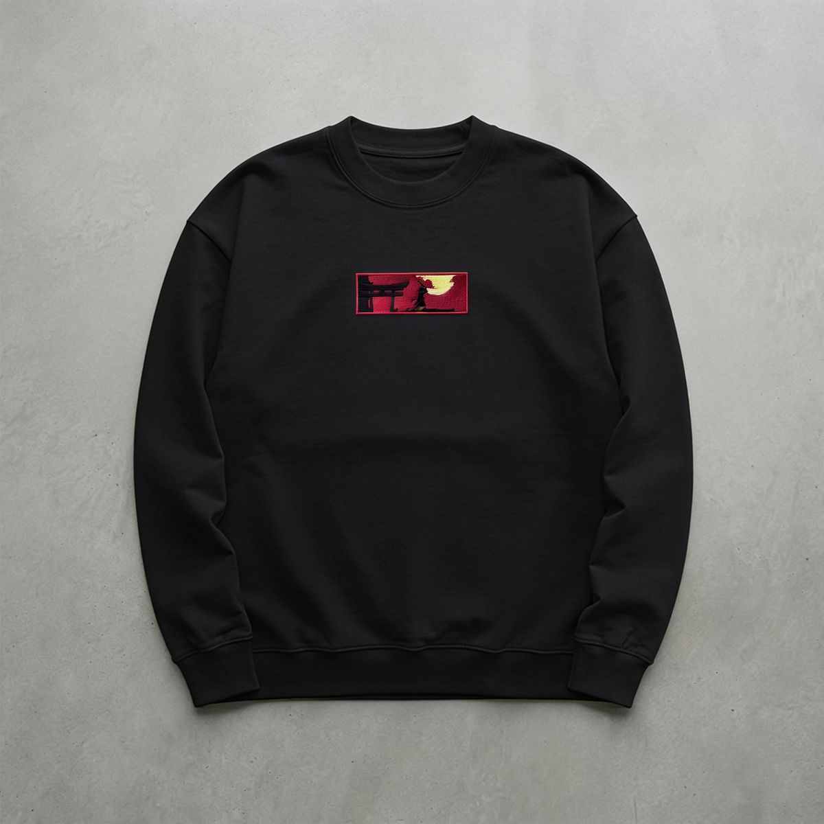 Gecenin Yolcusu Nakışlı Sweatshirt