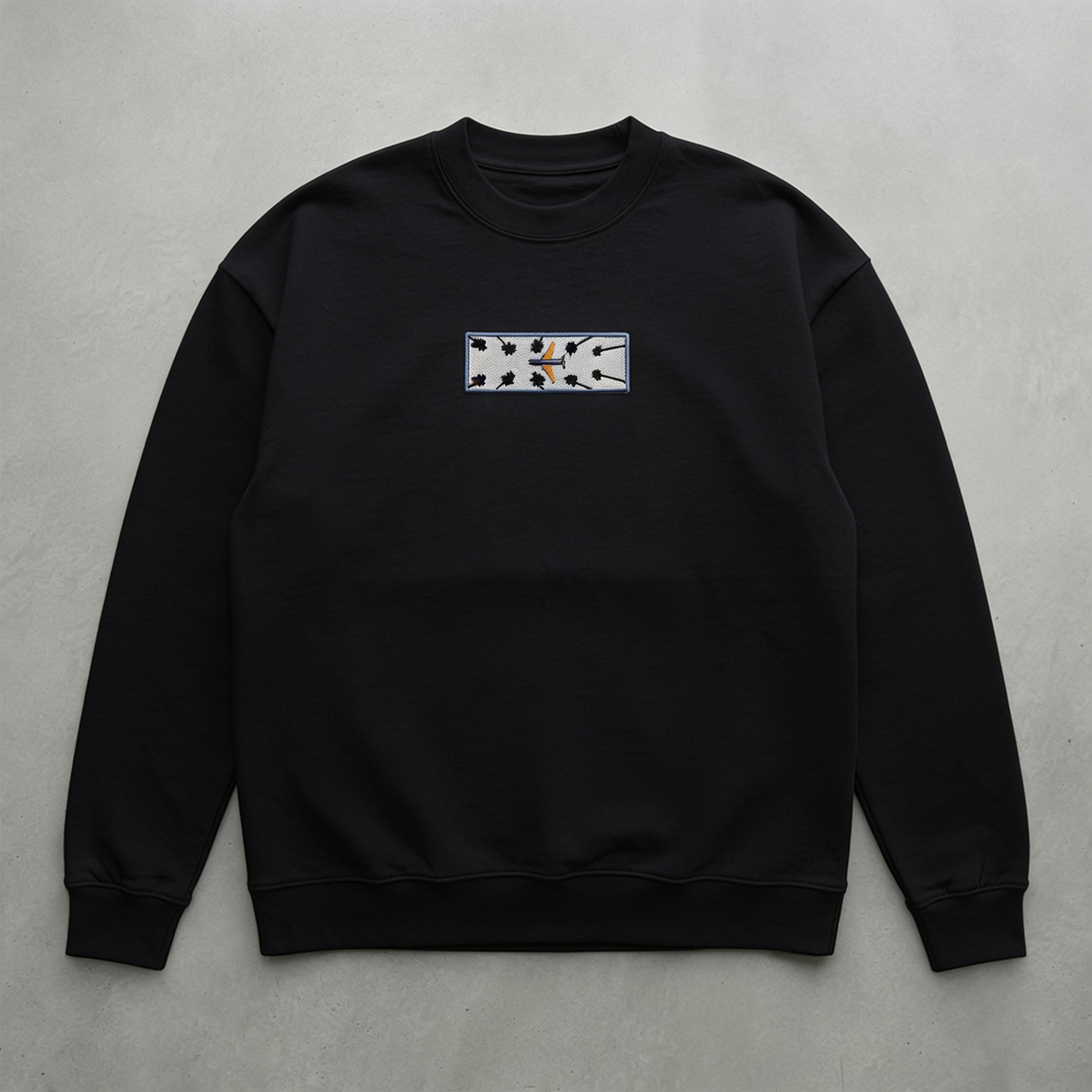 Gökyüzüyle Randevu Nakışlı Sweatshirt