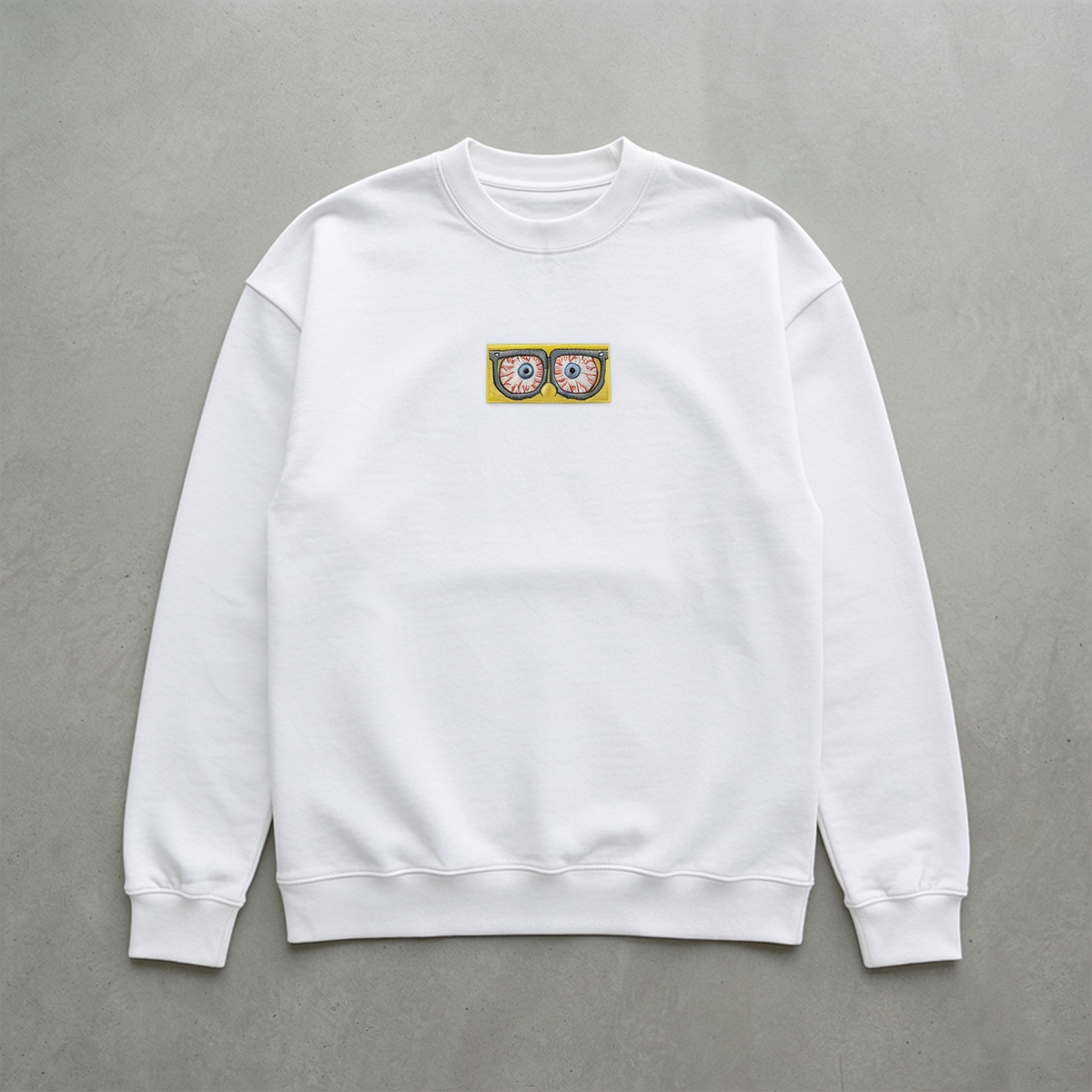 Göz Teması: Sponge Nakışlı Sweatshirt