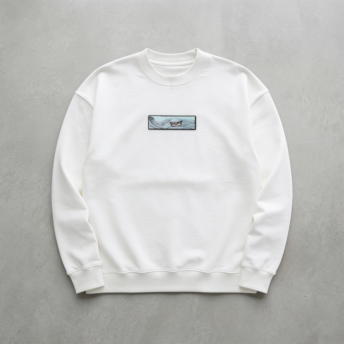 Kağıttan Cesaret Nakışlı Sweatshirt