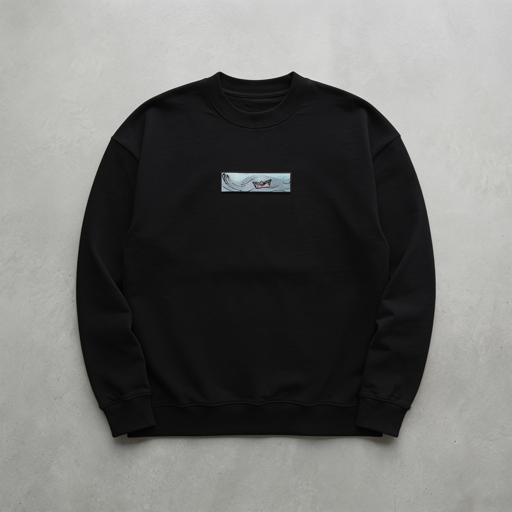 Kağıttan Cesaret Nakışlı Sweatshirt
