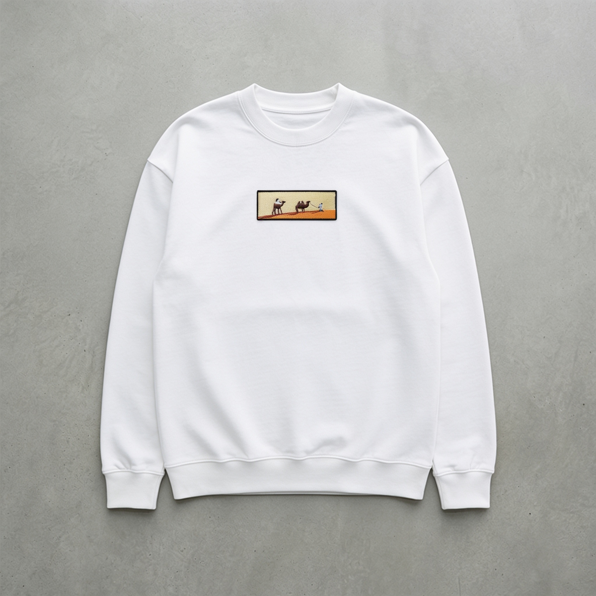 Kervanın Gölgesi Nakışlı Sweatshirt