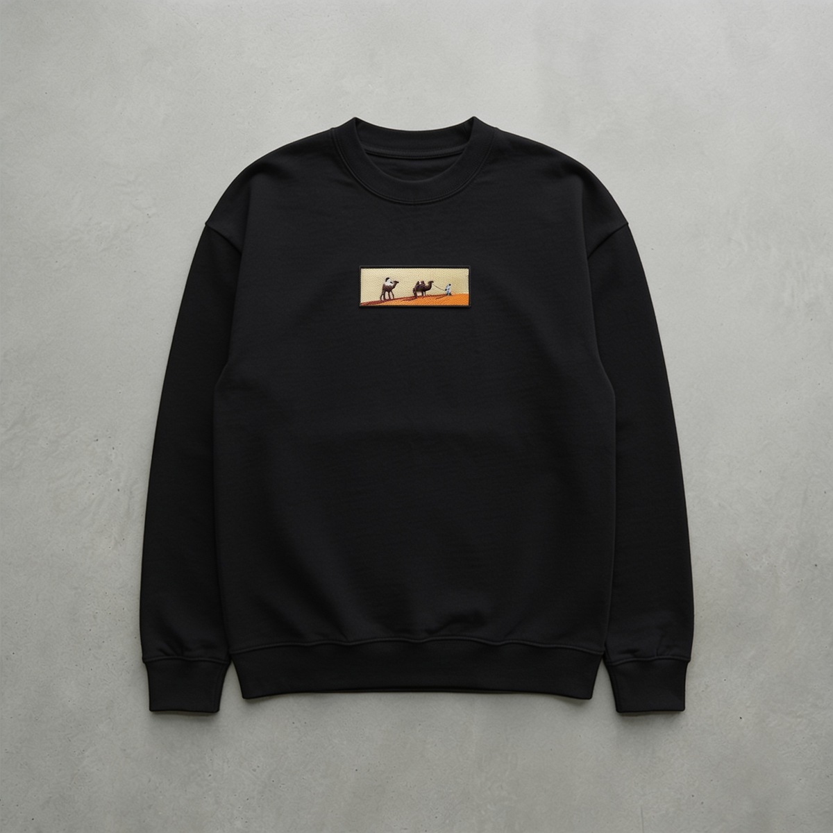 Kervanın Gölgesi Nakışlı Sweatshirt