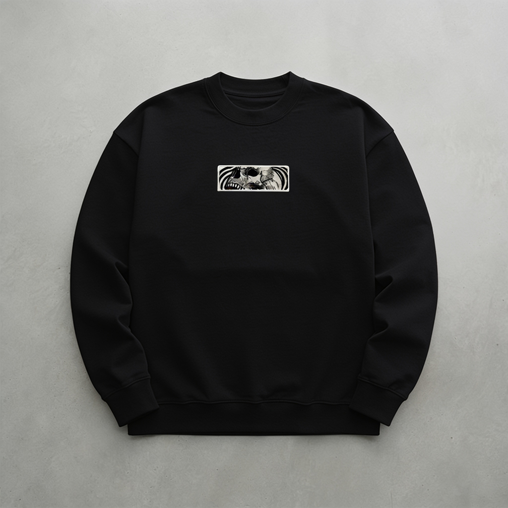 Küller Kadar Sessiz Nakışlı Sweatshirt