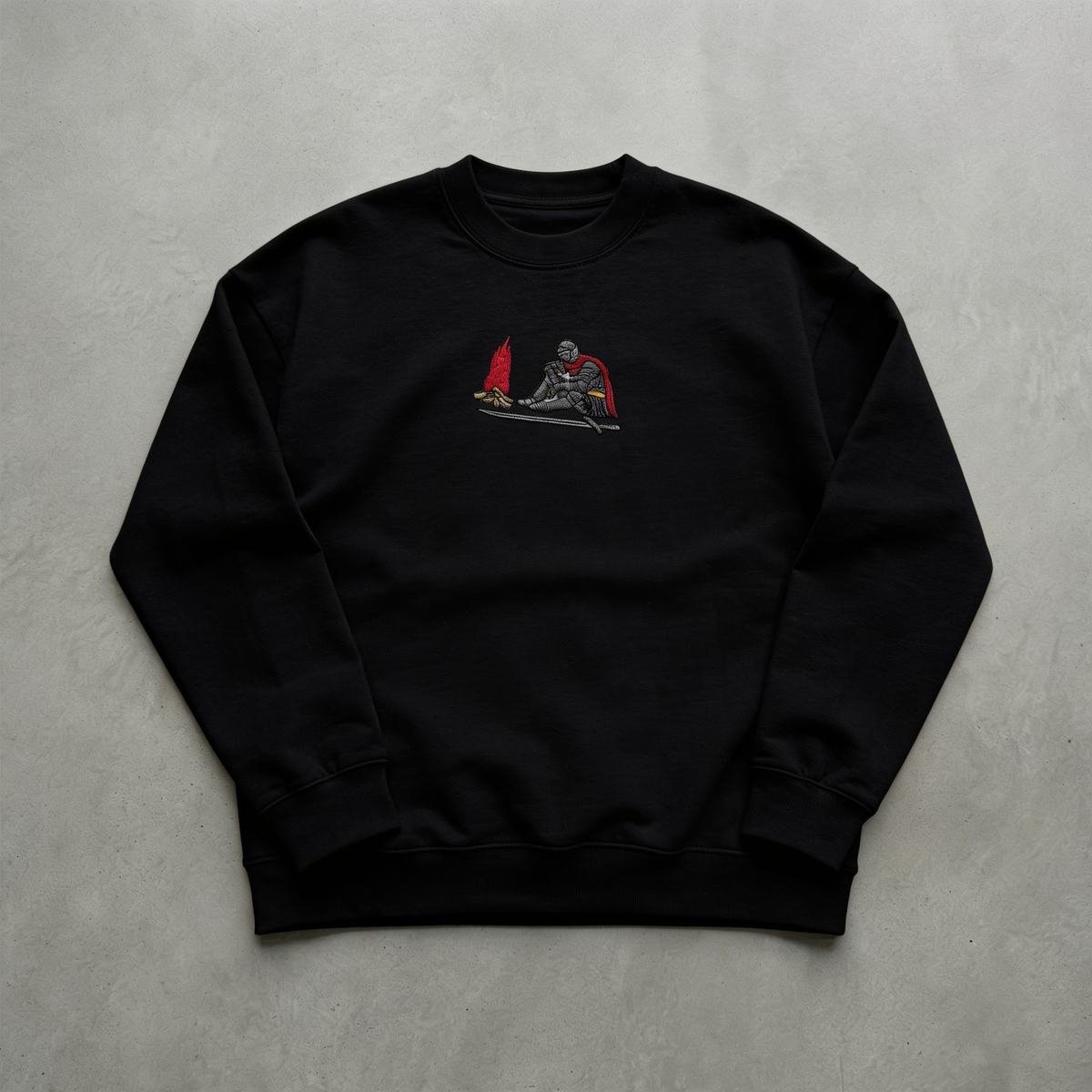 Last Knight Nakışlı Sweatshirt