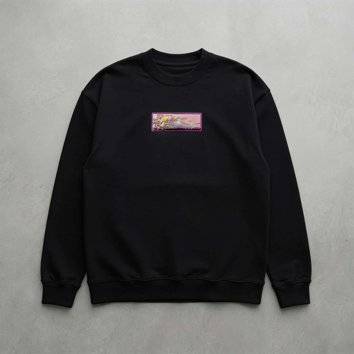 Sakura'nın Şarkısı Nakışlı Sweatshirt