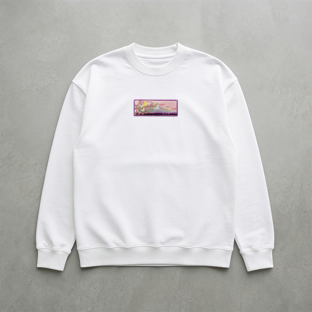 Sakura'nın Şarkısı Nakışlı Sweatshirt