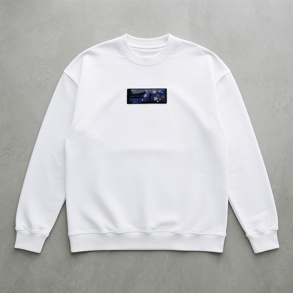 Samuray Yolu Nakışlı Sweatshirt