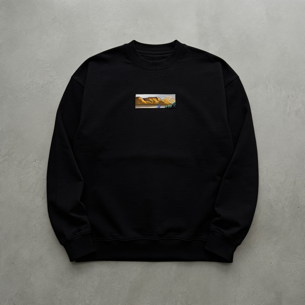 Sessiz Koy Nakışlı Sweatshirt