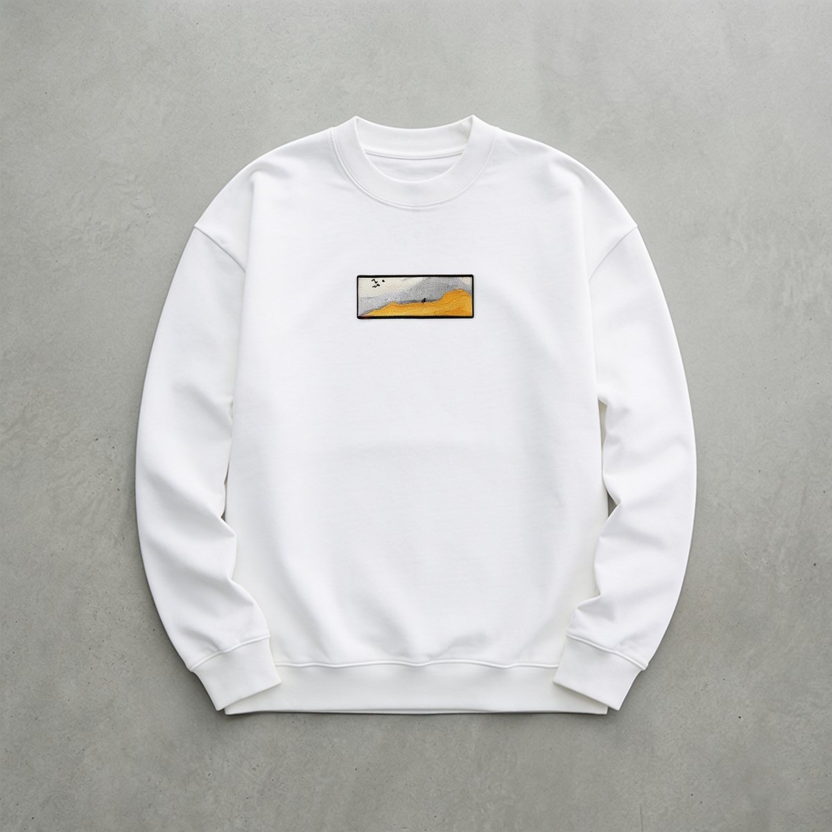 Sessiz Zirve Nakışlı Sweatshirt