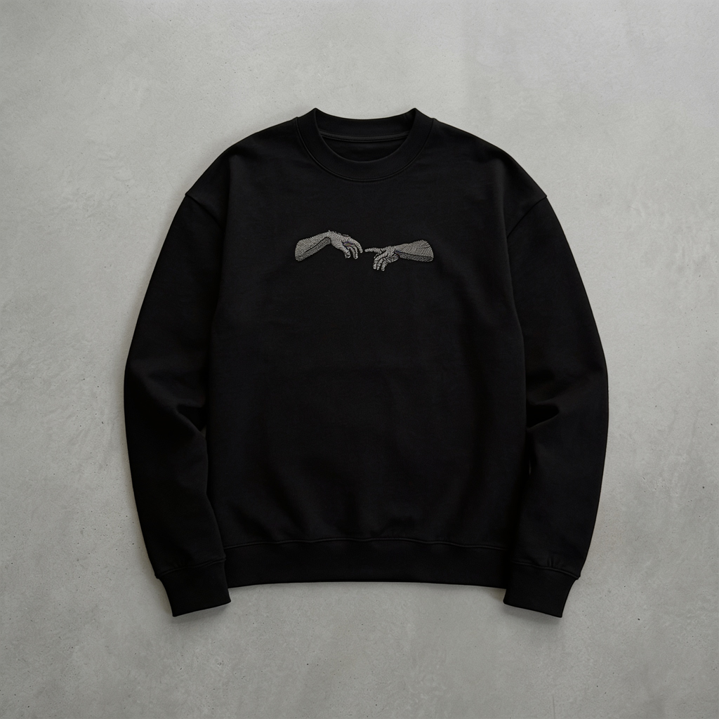 Temas Nakışlı Sweatshirt
