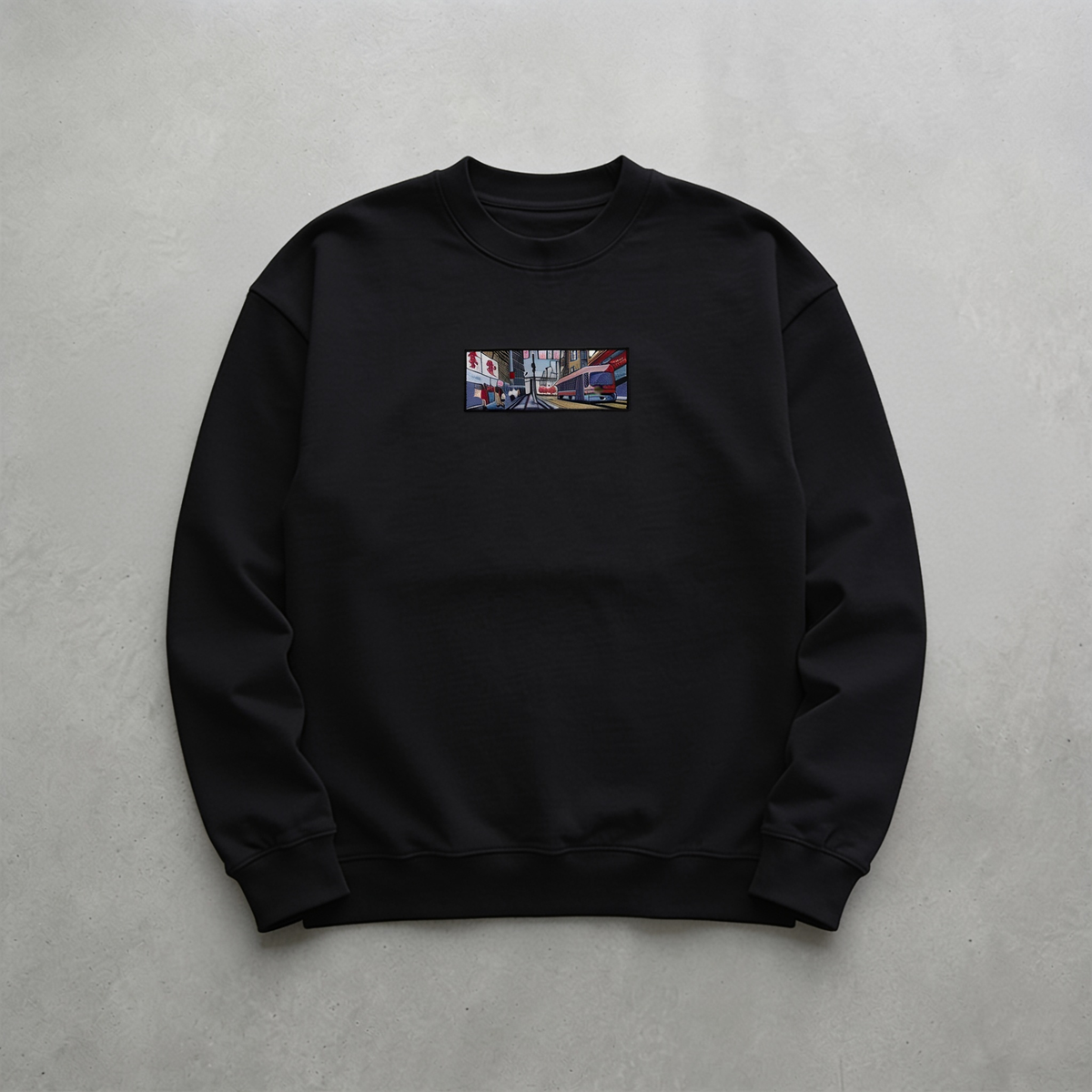 Tokyo Nakışlı Sweatshirt