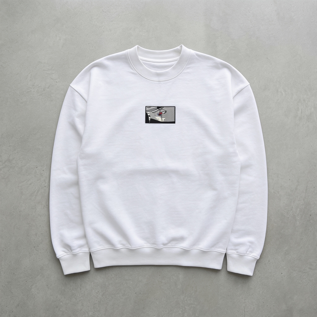 Uchiha Nakışlı Sweatshirt
