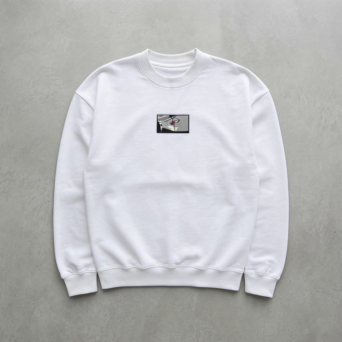 Uchiha Nakışlı Sweatshirt